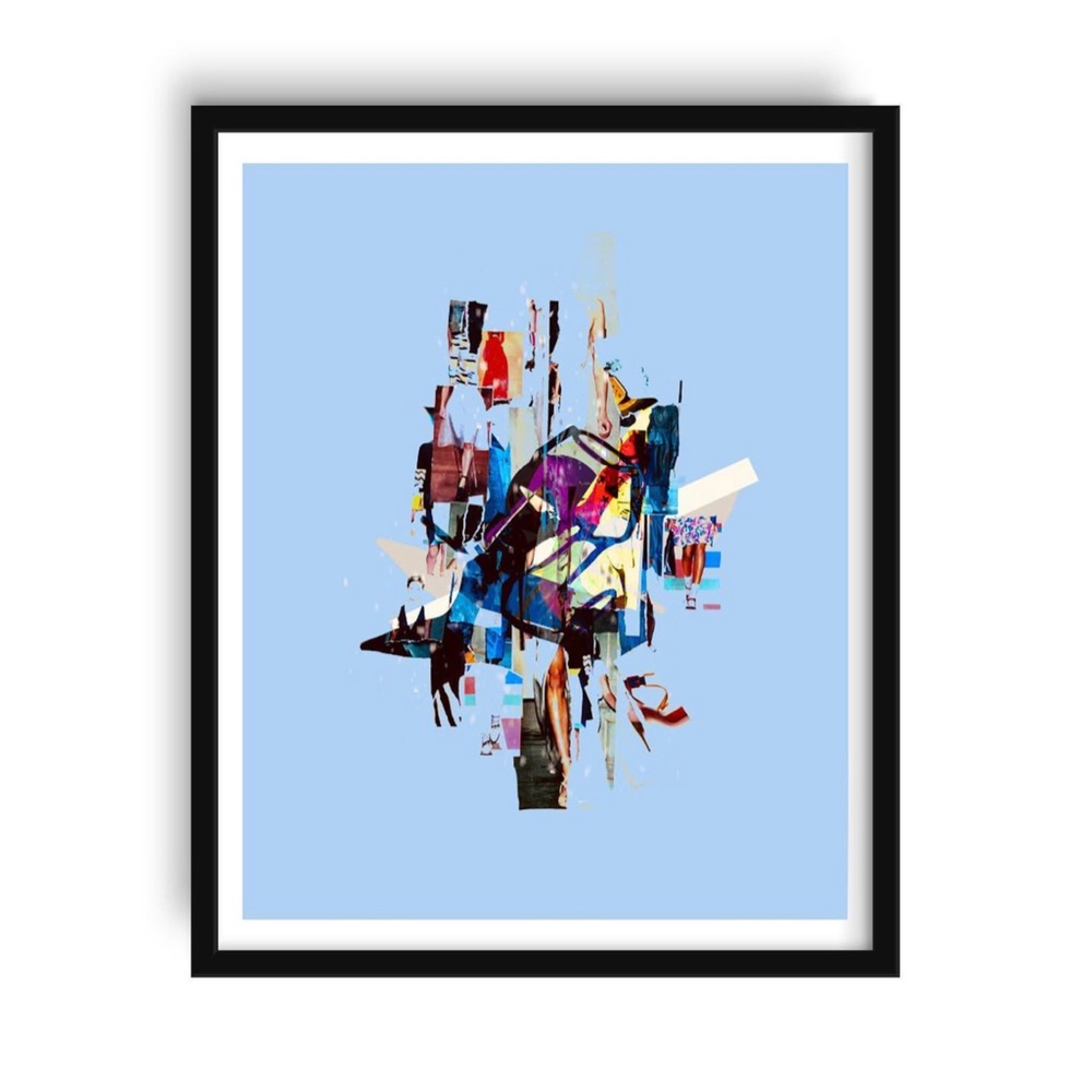 Original Art Print Minimal Style